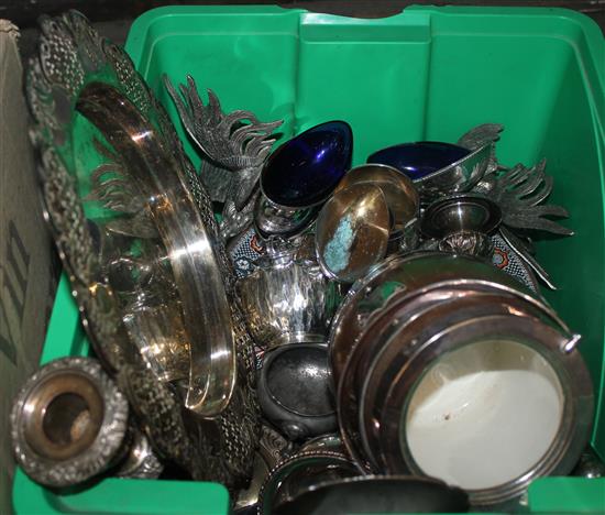 Plated and pewter wares
